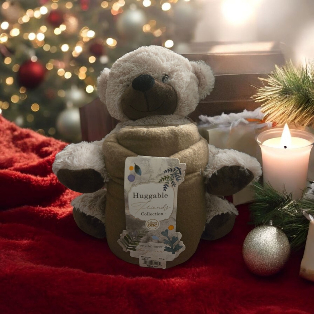 Plush Bear - Cream and Brown